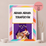 Arama Arama Terapideyim - A4 Yazdırılabilir Poster (Dijital) 2