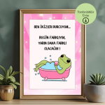 Ben İkizler Burcuyum - Eğlenceli A4 Yazdırılabilir (Dijital) Poster 3