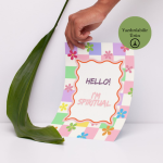 Hello! I’m Spiritual Poster - A4 Yazdırılabilir Poster (Dijital) 2