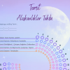 Tarot Alışkanlıklar Takibi (Habit Tracker) – A4 Yazdırılabilir (Dijital)
